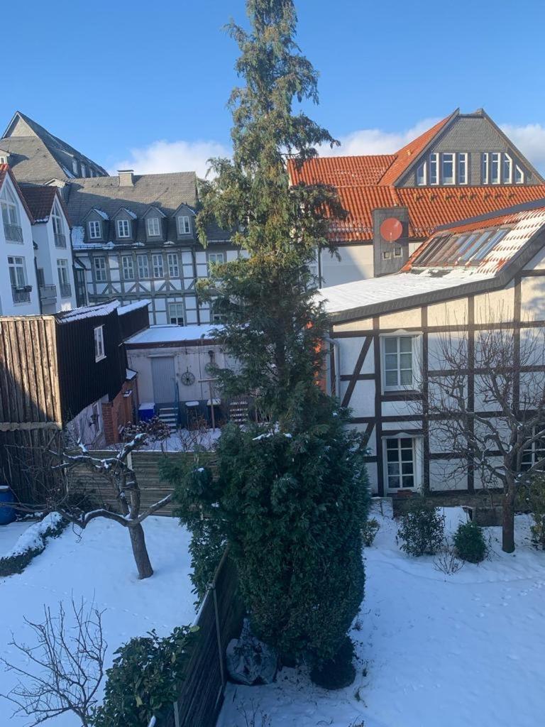 Ackerbuergerhaus Von 1604 Goslar Exterior foto